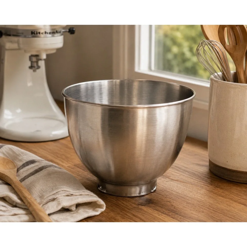 KitchenAid K45 Stainless Steel Stand Mixer Twist Lock Mixing Bowl Replacement